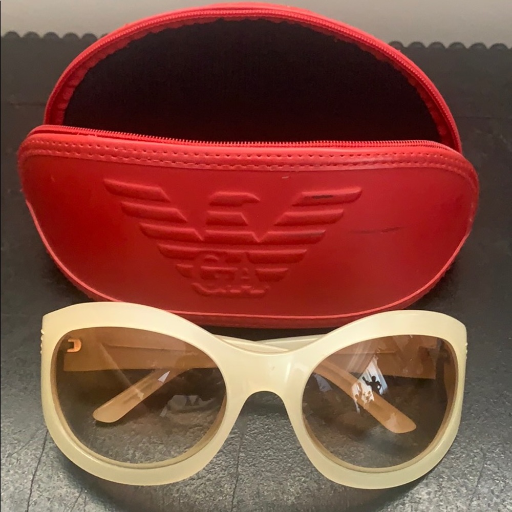 Emporio Armani made in Italy sunglasses w/case